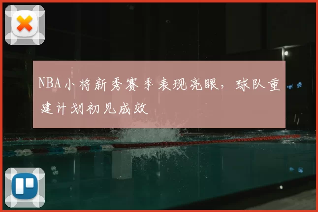 NBA小将新秀赛季表现亮眼，球队重建计划初见成效
