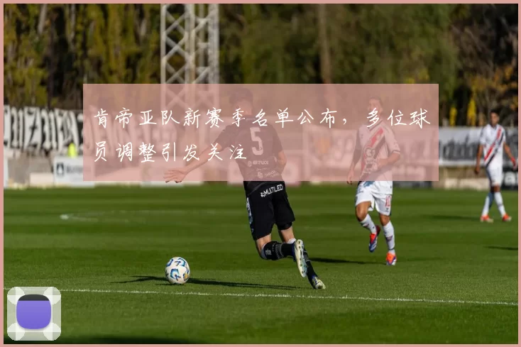 肯帝亚队新赛季名单公布，多位球员调整引发关注