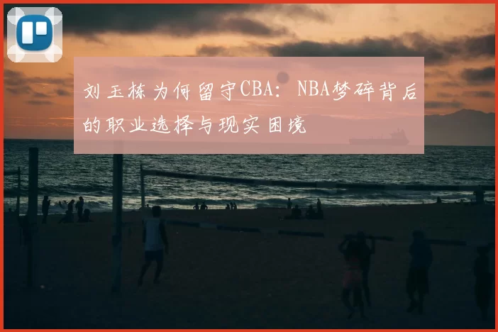 刘玉栋为何留守CBA：NBA梦碎背后的职业选择与现实困境