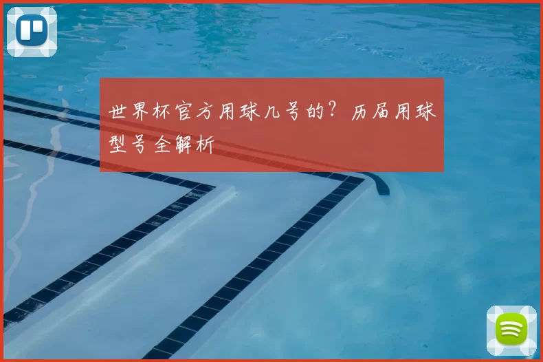 世界杯官方用球几号的？历届用球型号全解析